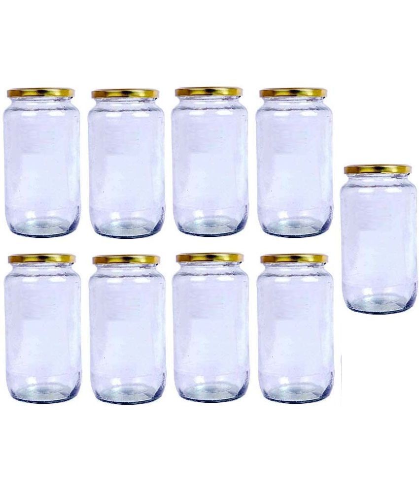     			Somil  Glass Container Glass Transparent Utility Container ( Set of 9 )