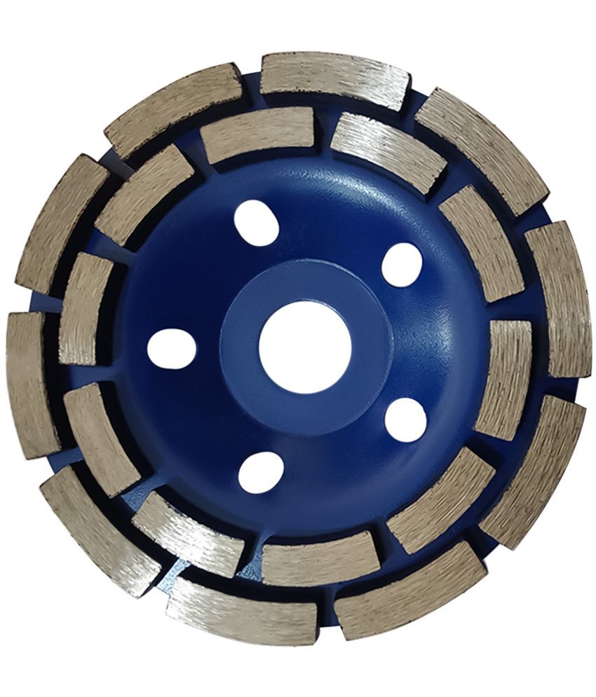     			5 Inch Double Row Diamond Grinding Wheel - Concrete Stone Ceramic Turbo Grinding Cup Wheel