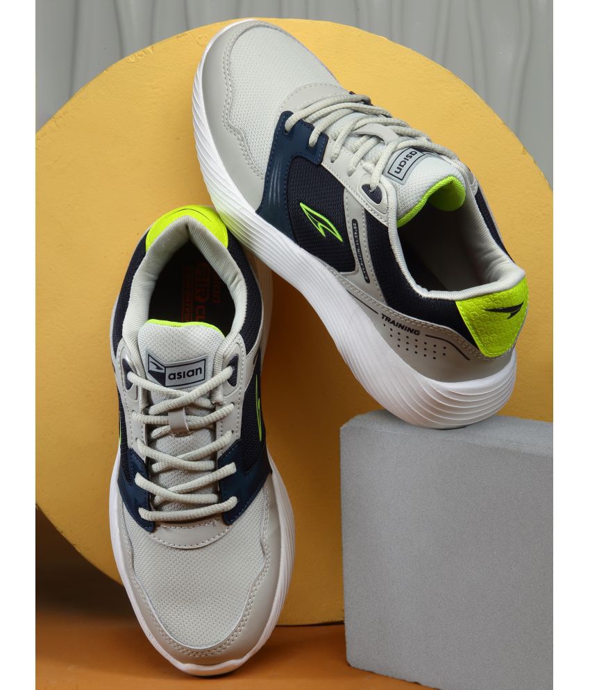     			ASIAN TURBO-01 Green Men's Sports Running Shoes