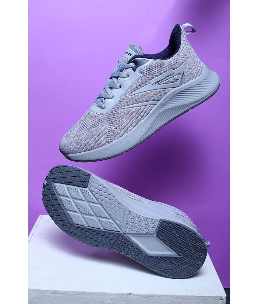     			Abros MATTEO Light Grey Men's Sports Running Shoes