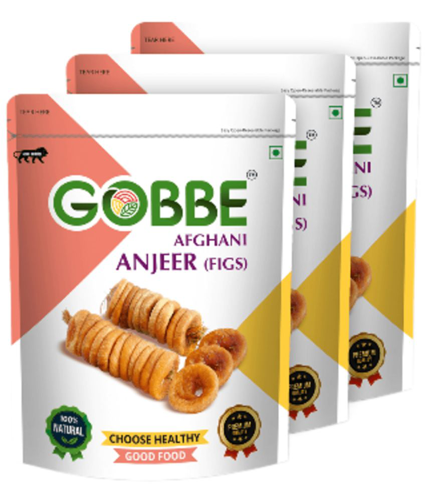     			GOBBE Fig (Anjeer) 600 g Pack of 3