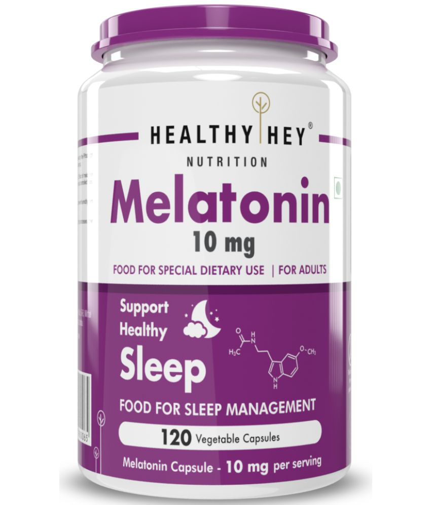     			HEALTHYHEY NUTRITION Sleep Aid Melatonin 120 capsules 10 mg