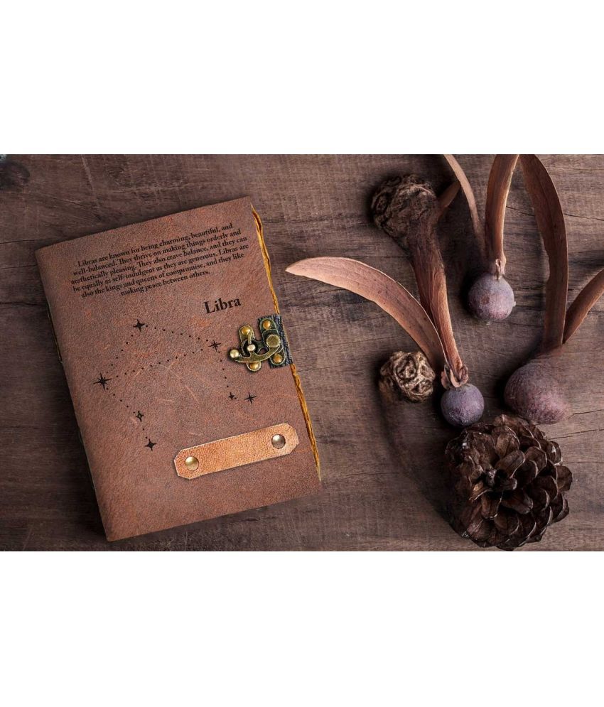     			MAKENSTYLECOLLECTION Vintage Leather journal A5 Journal unruled 200 Pages (multicolo 02)