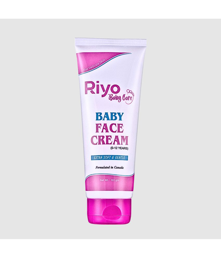    			Riyo Herbs Baby Face Cream Rich in Vitamin E, Essential Oils & Turmeric - 100g