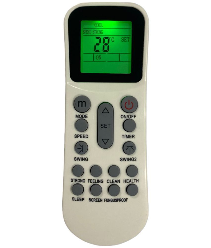     			Upix 125 (with Backlight) AC Remote Compatible with Llyod AC