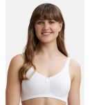 Jockey FE41 Wirefree Non Padded Super Combed Cotton Elastane Everyday Bra - White