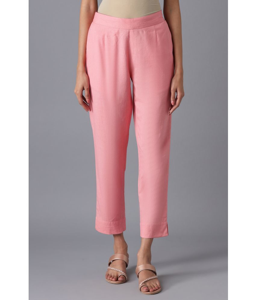     			Aurelia - Pink Cotton Blend Women's Straight Pant ( Pack of 1 )