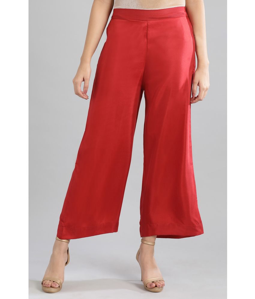     			Aurelia - Red Polyester Women's Palazzo ( Pack of 1 )