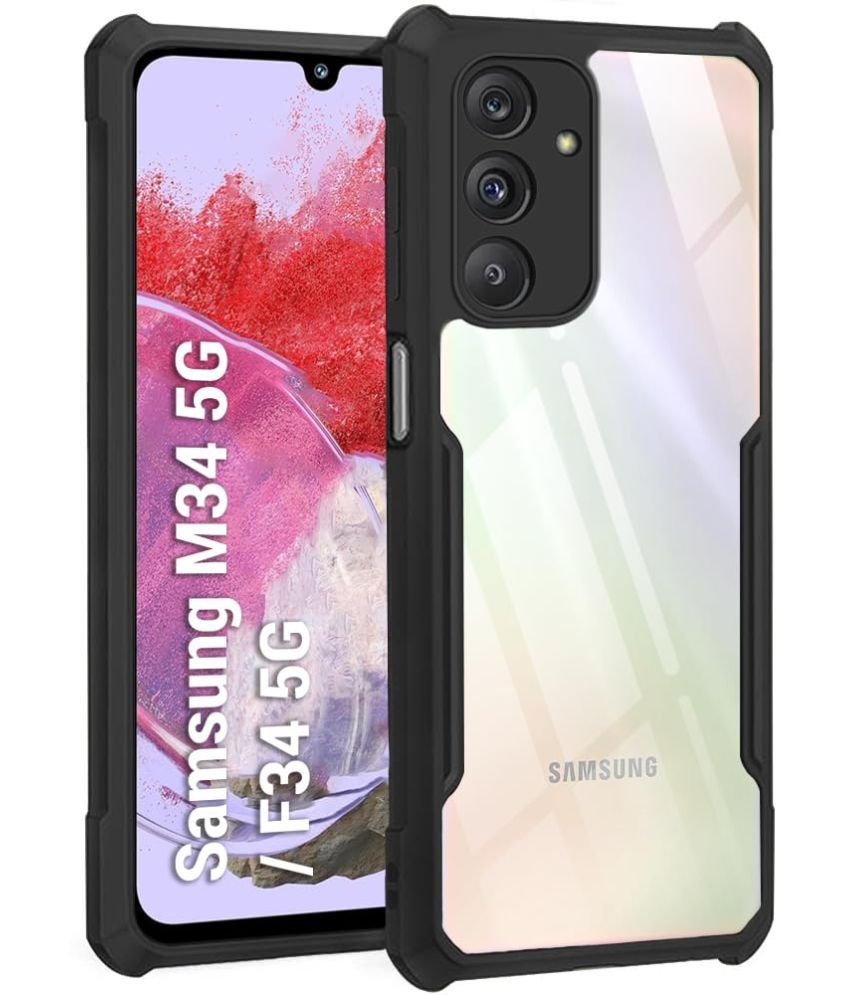     			Bright Traders Hybrid Covers Compatible For Silicon Samsung Galaxy F34 5g ( Pack of 1 )