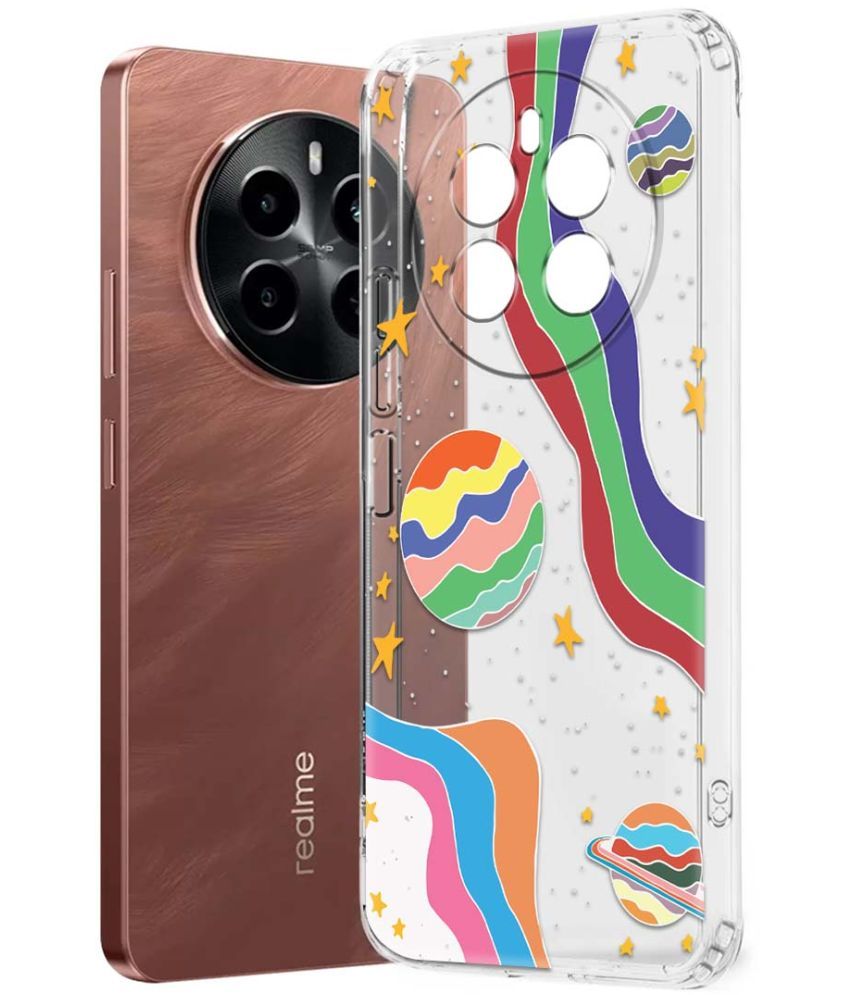     			NBOX Multicolor Printed Back Cover Silicon Compatible For Realme P1 5G ( Pack of 1 )