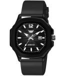 Abrexo Black Silicon Analog Men's Watch