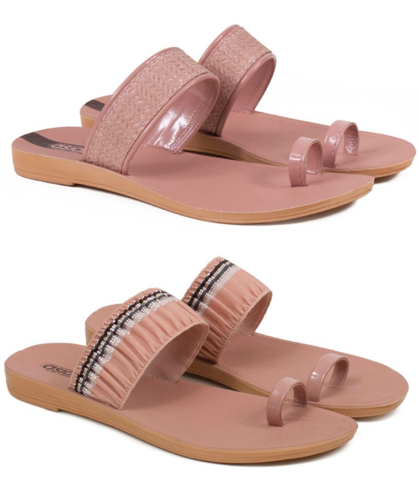     			ASIAN Peach Women's Daily Slipper