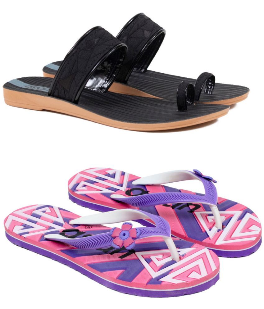     			ASIAN Pink Women's Flip Flop