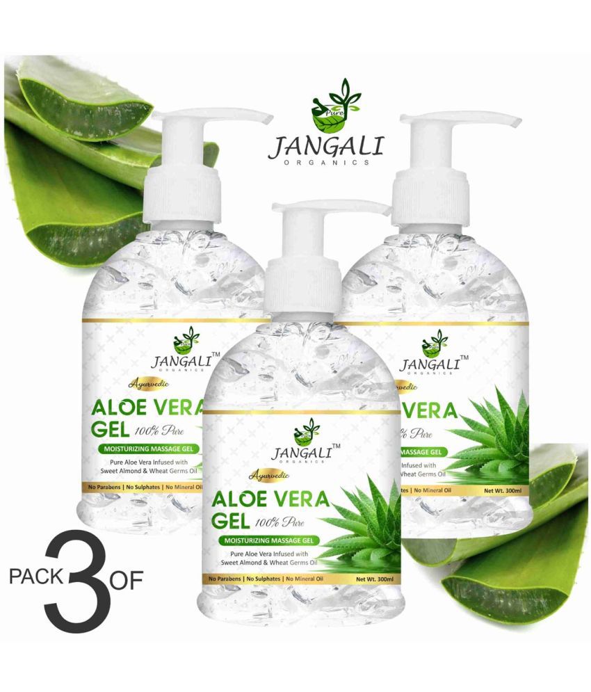     			Pure Jangali Organics Moisturizer All Skin Type Aloe Vera ( 900 ml )