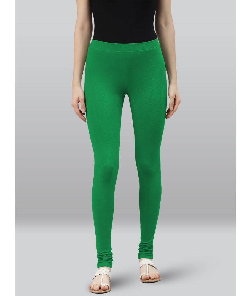     			LYRA - Green Viscose Women's Leggings ( Pack of 1 )