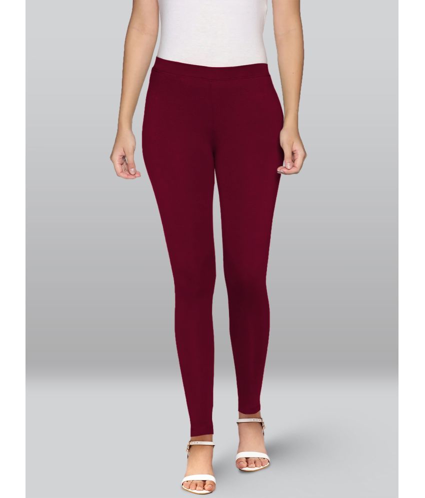     			LYRA - Maroon Viscose Women's Leggings ( Pack of 1 )