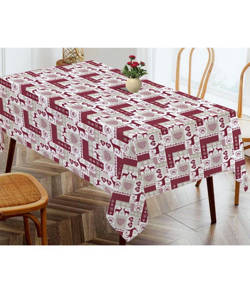     			Oasis Hometex Printed Cotton 4 Seater Rectangle Table Cover ( 152 x 138 ) cm Pack of 1 Multi