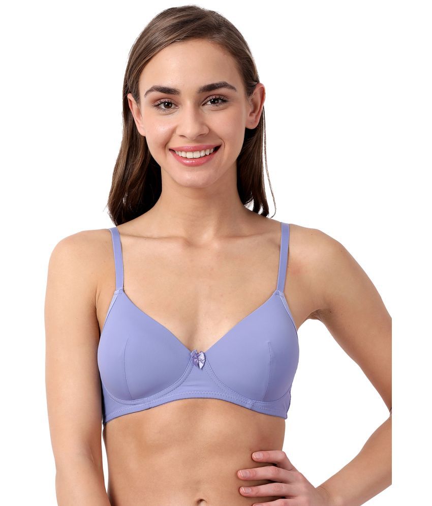     			Susie Lavender Cotton Blend Lightly Padded Women's T-Shirt Bra ( Pack of 1 )