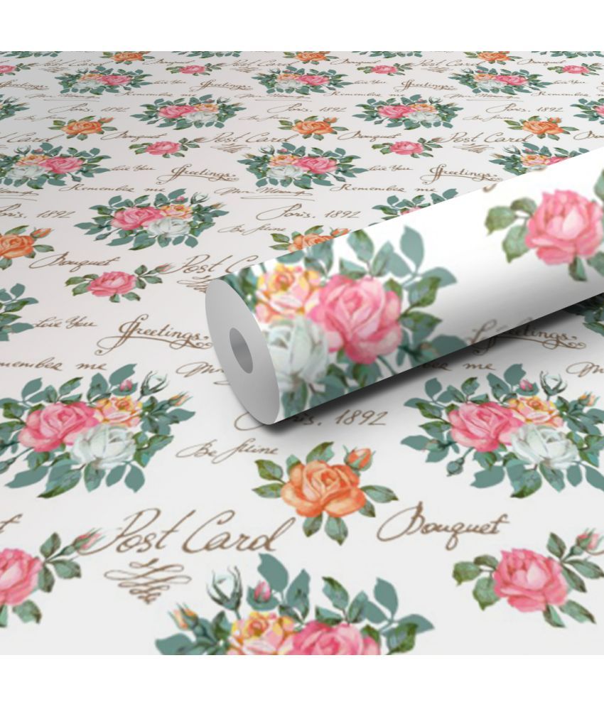     			WallDaddy Floral Wallpaper ( 40 x 300 ) cm ( Pack of 1 )