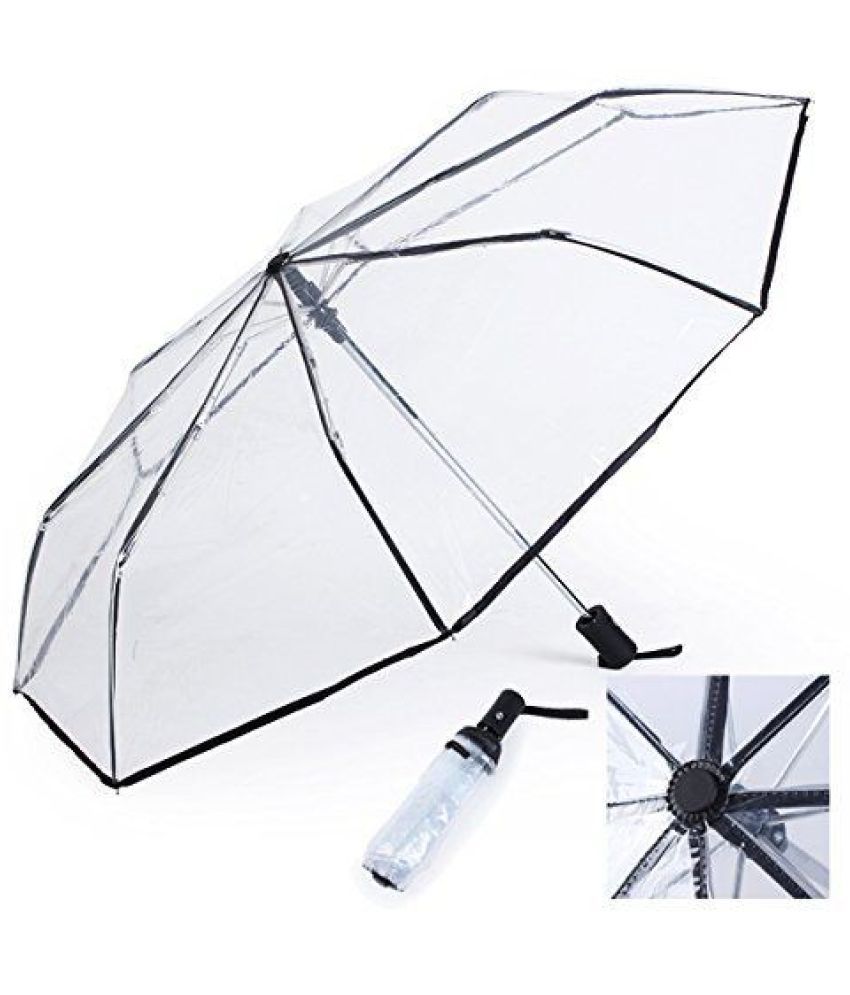     			Infispace White 3 Fold Umbrella