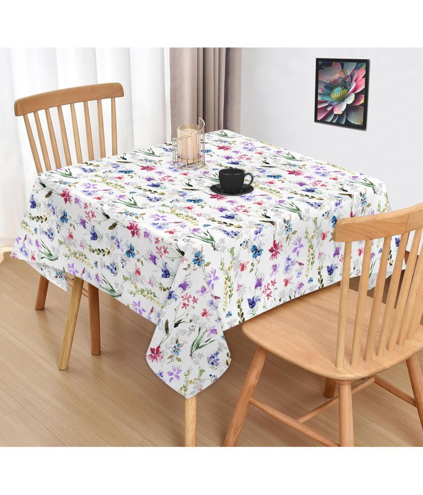     			Oasis Hometex Printed Cotton 2 Seater Square Table Cover ( 102 x 102 ) cm Pack of 1 Multi