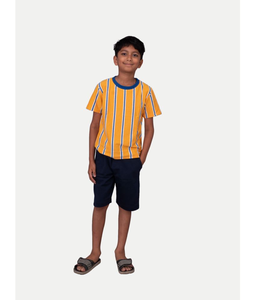     			Radprix Yellow Cotton Boy's T-Shirt ( Pack of 1 )