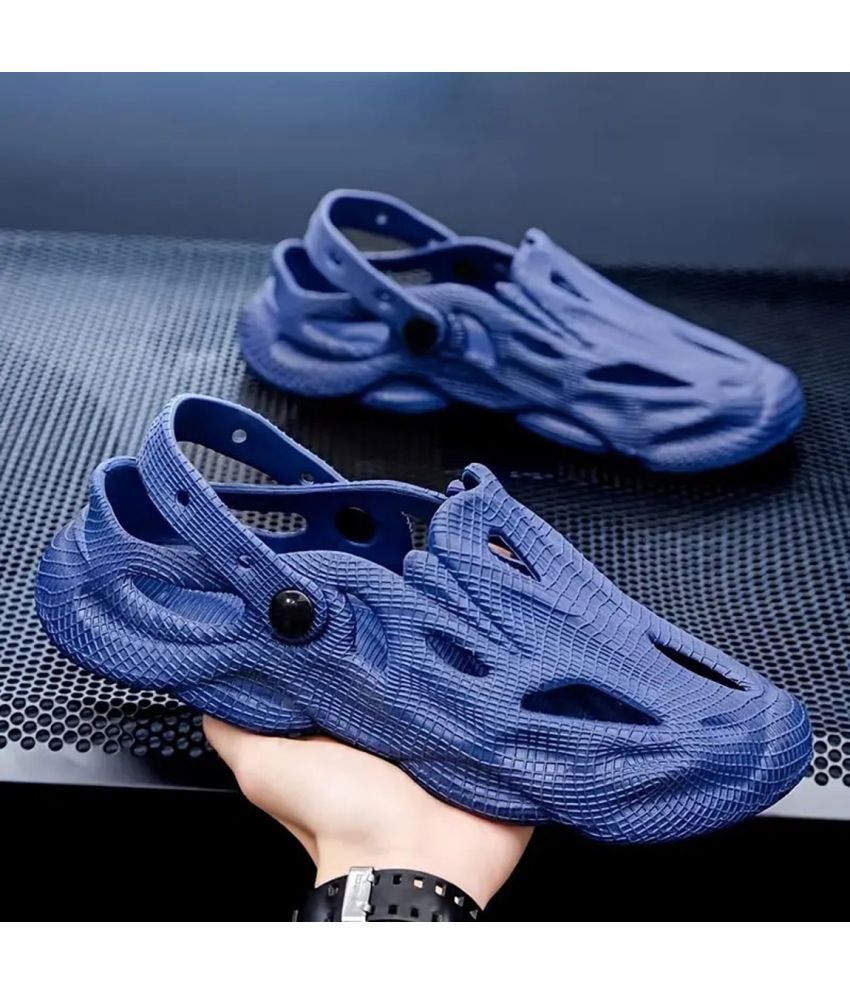     			Secritas - Blue Men's Clogs