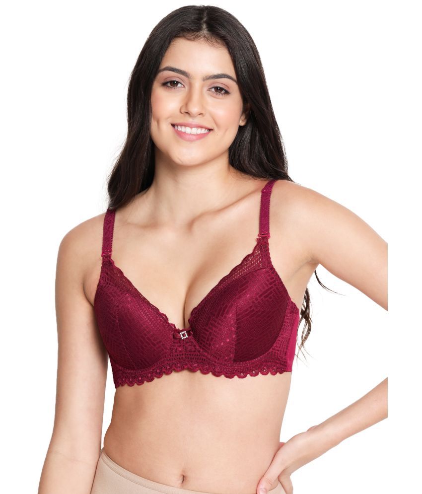     			Susie Lace Lightly Padded Women's T-Shirt Bra ( Magenta )