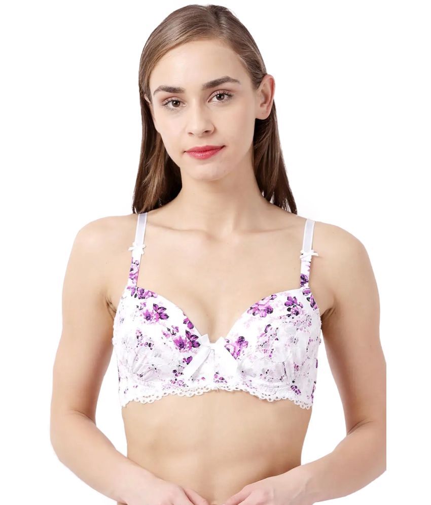     			Susie Nylon Lightly Padded Women's Everyday Bra ( Purple )