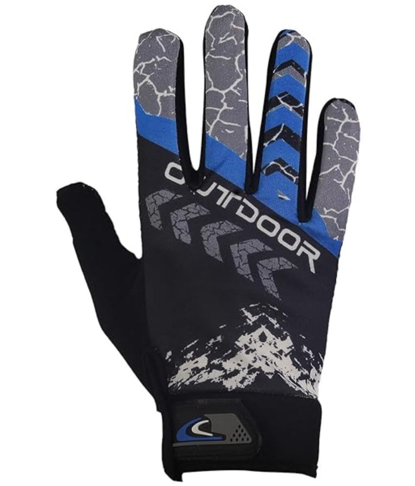     			ZAYSOO Blue Polyester Men's Driving Gloves ( Pack of 1 )