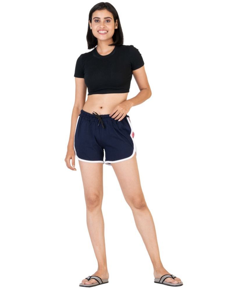     			powermerc Cotton Hot Pants - Navy Single