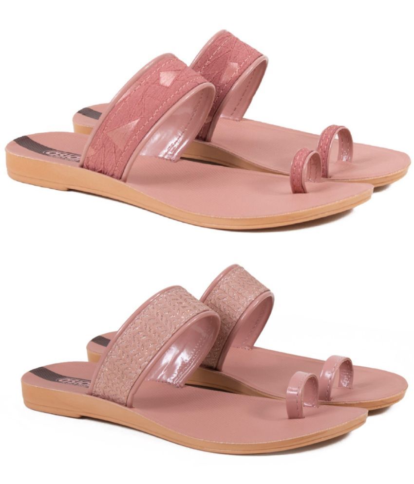     			ASIAN Peach Women's Daily Slipper