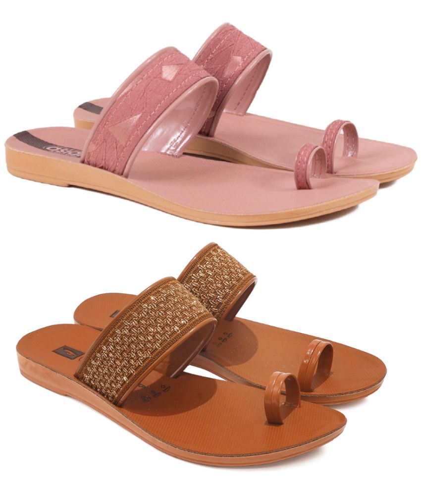     			ASIAN Peach Women's Daily Slipper