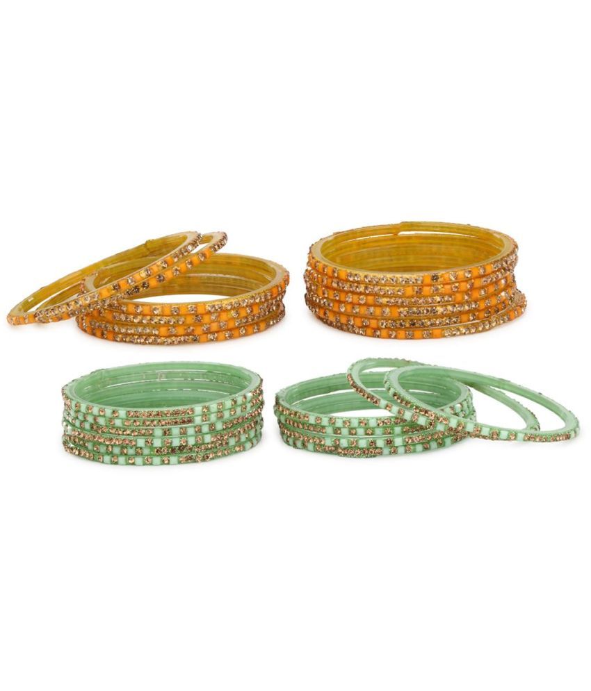     			Somil Multicolor Bangle Set ( Pack of 24 )