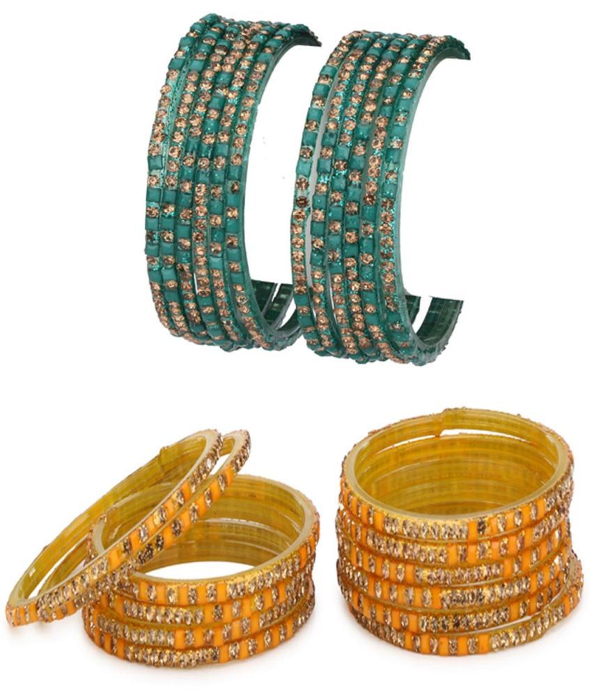     			Somil Multicolor Bangle Set ( Pack of 24 )