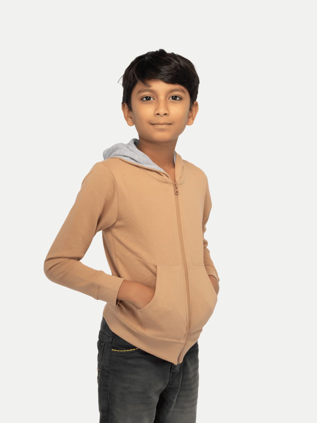     			Radprix Boys Cotton Casual Jacket ( Beige , Pack of 1 )