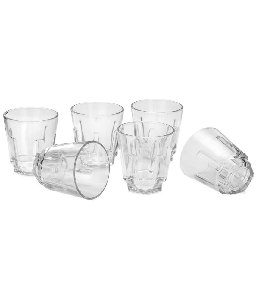     			Somil Drinking Glass Glass Glasses Set 180 ml ( Pack of 6 )