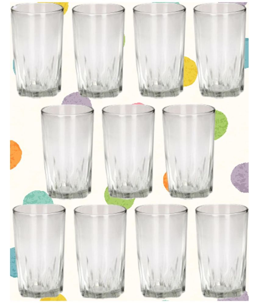     			Somil Drinking Glass Glass Glasses Set 200 ml ( Pack of 11 )