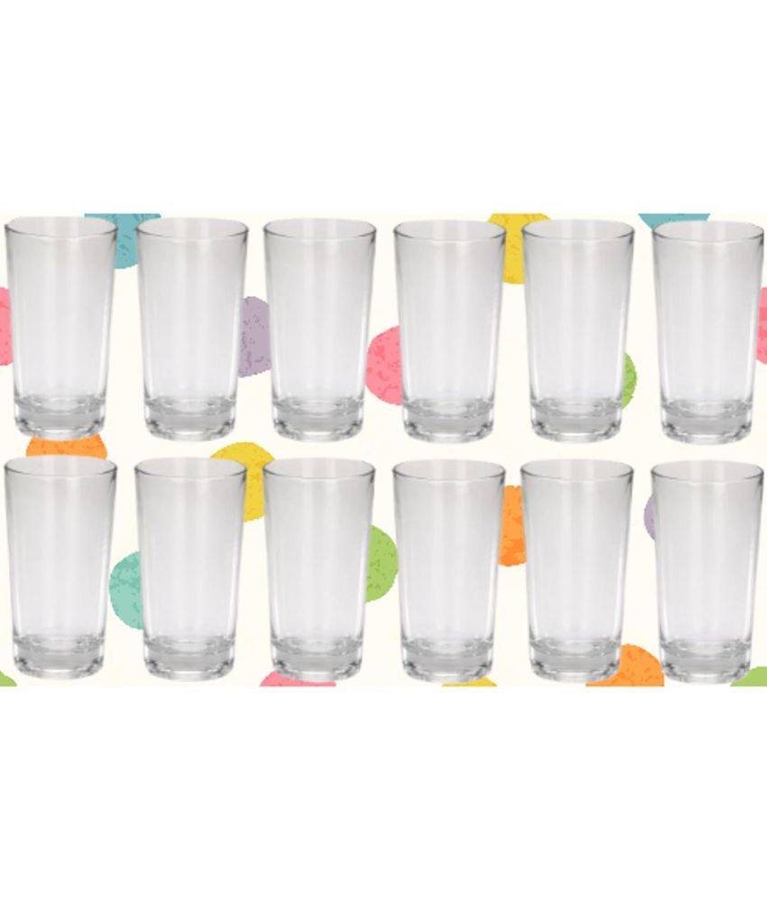     			Somil Drinking Glass Glass Glasses Set 250 ml ( Pack of 12 )