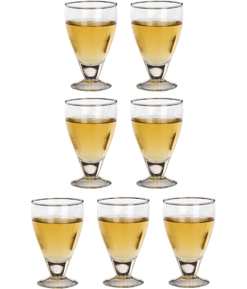     			Somil Drinking Glass Glass Glasses Set 250 ml ( Pack of 7 )