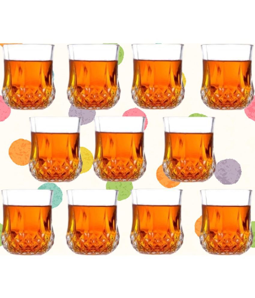     			Somil Drinking Glass Glass Glasses Set 200 ml ( Pack of 11 )