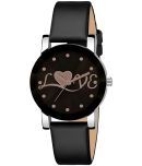 Viser Black Resin Analog Womens Watch