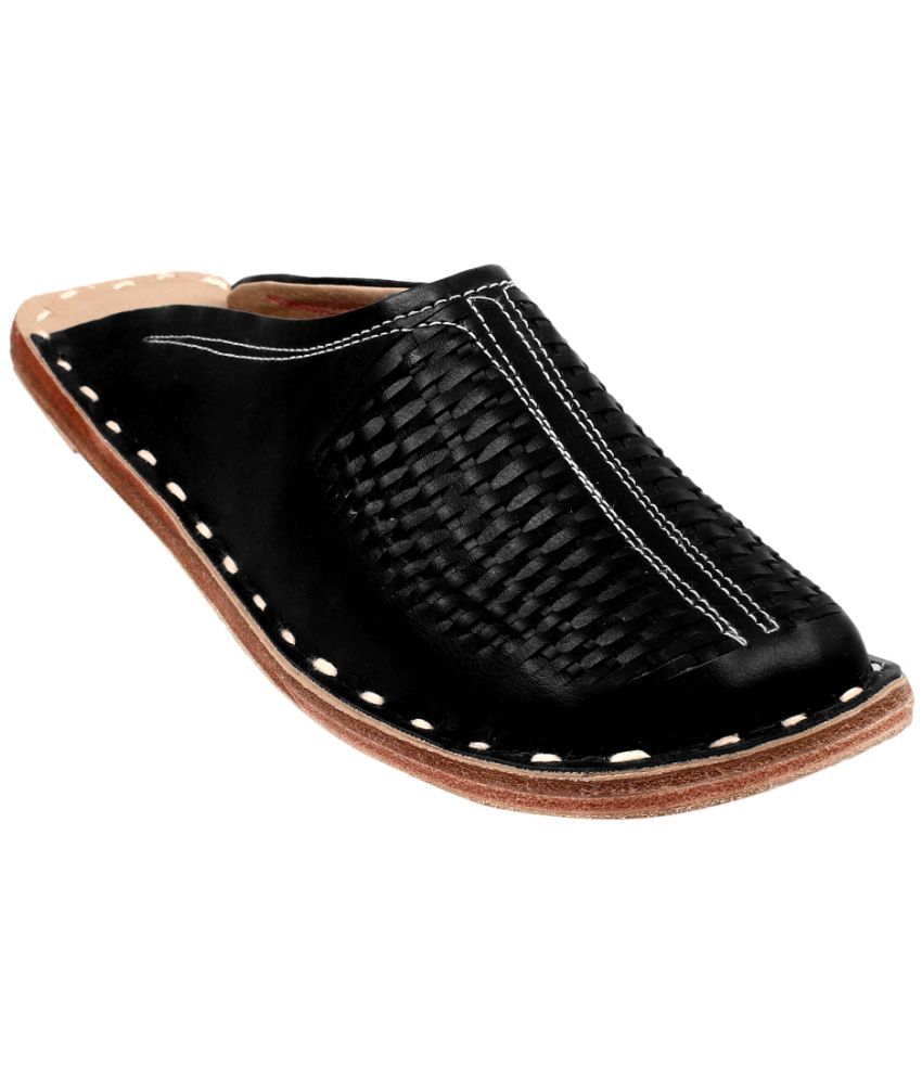     			Anjaneya Creations Black Men's Mule