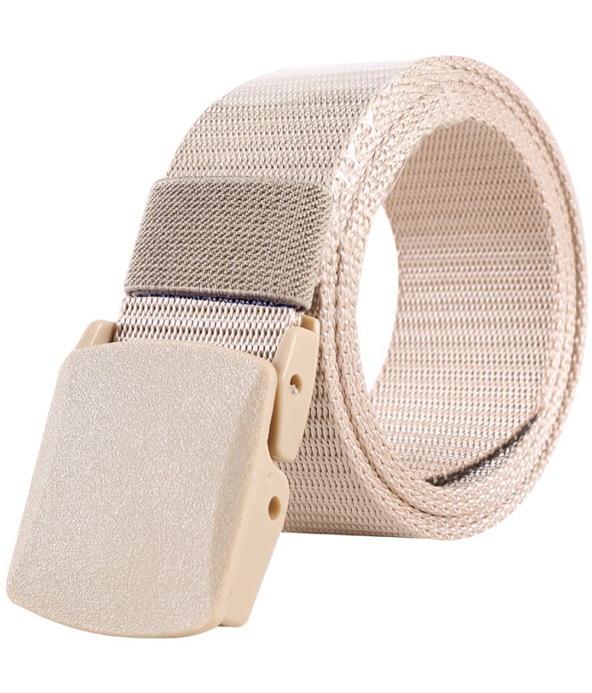     			Edifier - Beige Canvas Men's Casual Belt ( Pack of 1 )