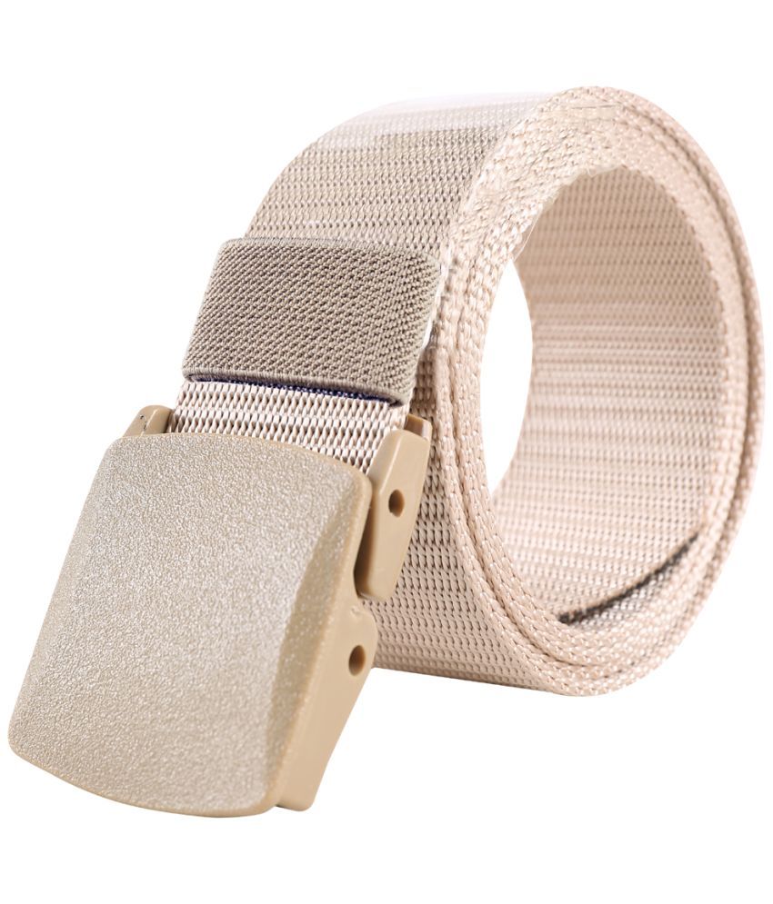     			Edifier - Beige Canvas Men's Casual Belt ( Pack of 1 )