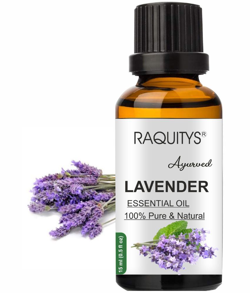     			RAQUITYS Lavender Essential Oil 15 mL ( Pack of 1 )