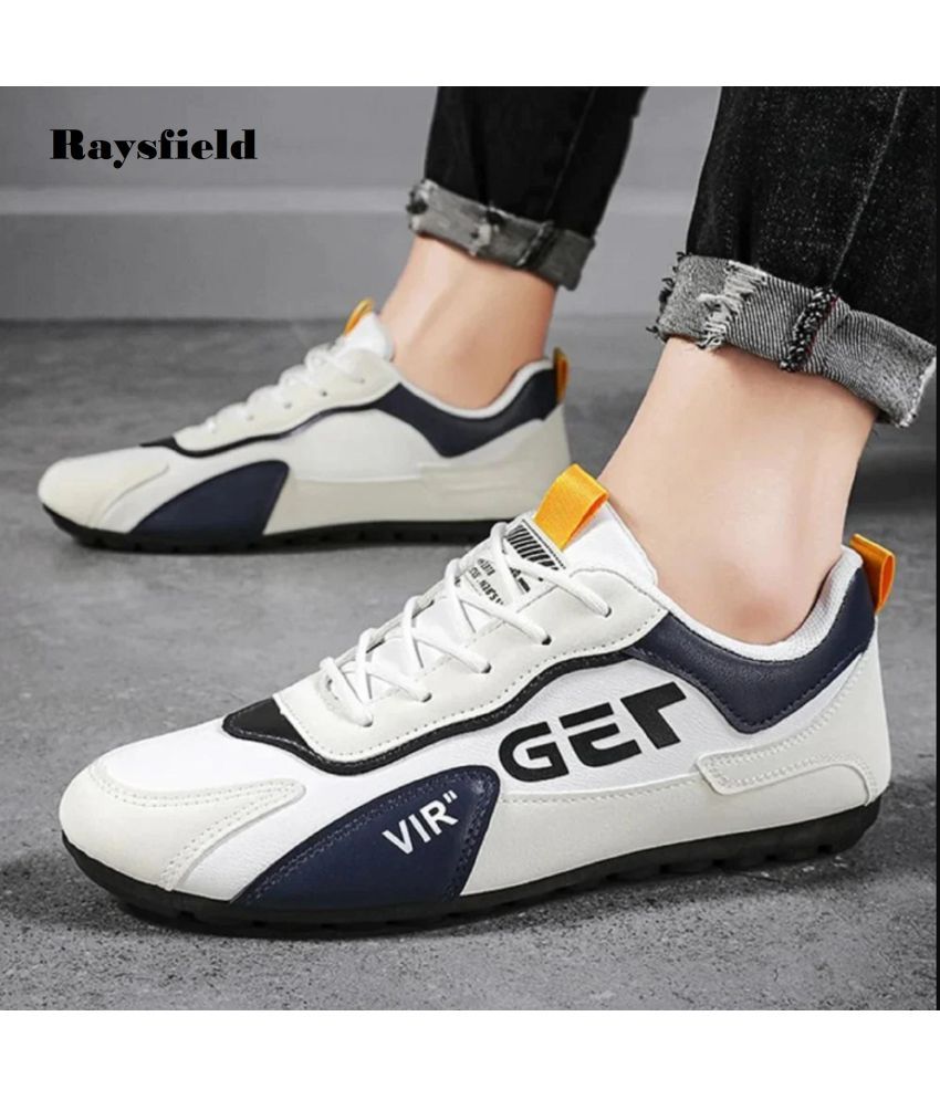     			RAYSFIELD White Men's Lifestyle Shoes