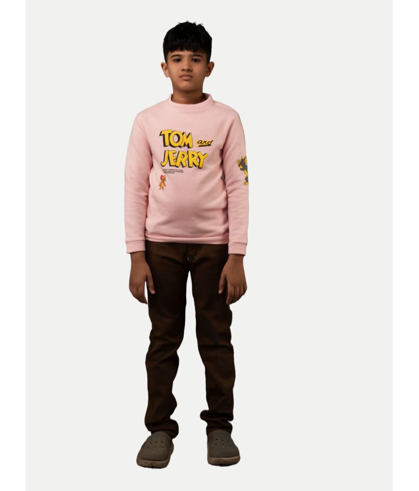     			Radprix Pink Cotton Blend Boys Sweatshirt ( Pack of 1 )