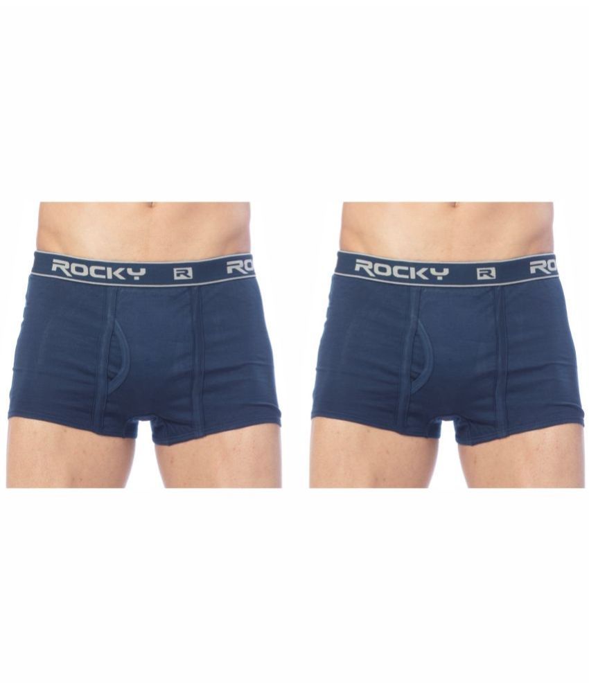     			Ranjit Smart Pack of 2 Cotton Men's Trunks ( Blue )