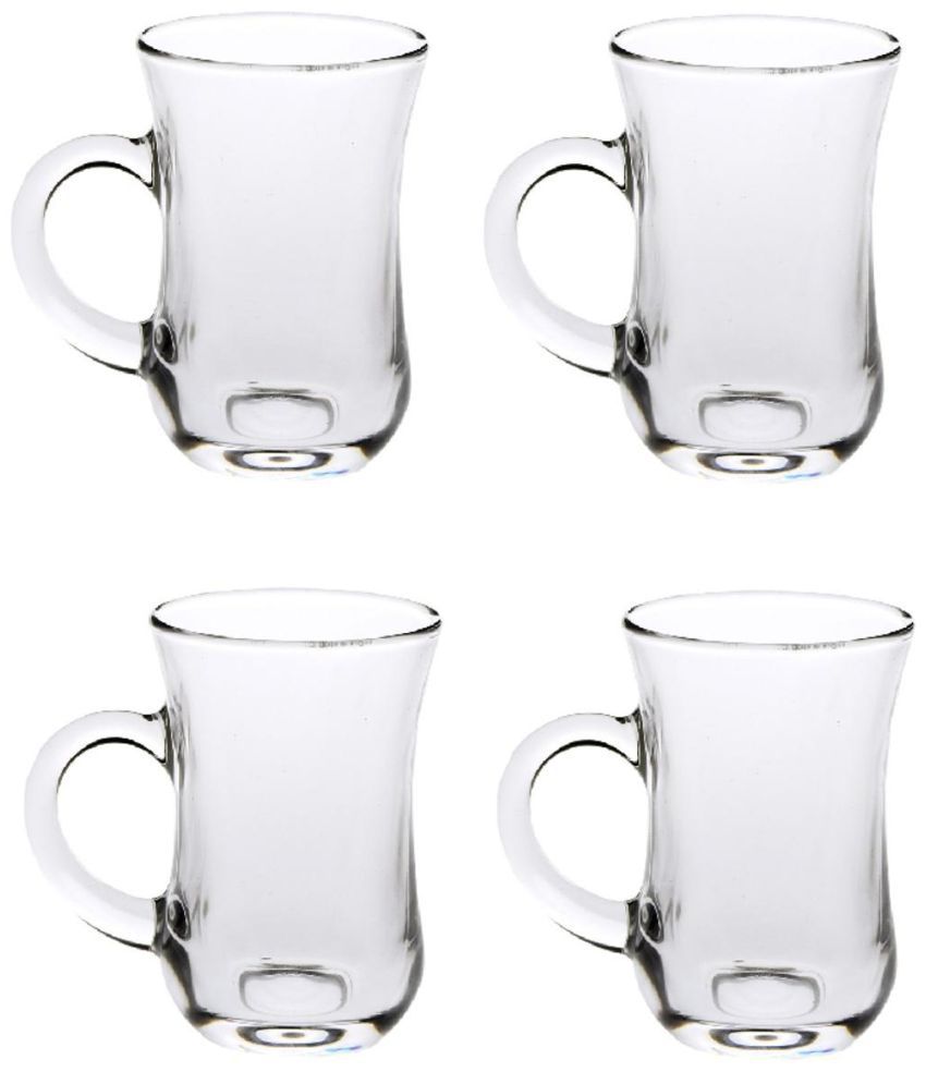     			Somil Drinking Glass Glass Beer Glasses & Mug 100 ml ( Pack of 4 )